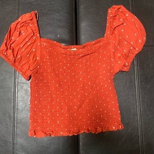 Orange Blouse